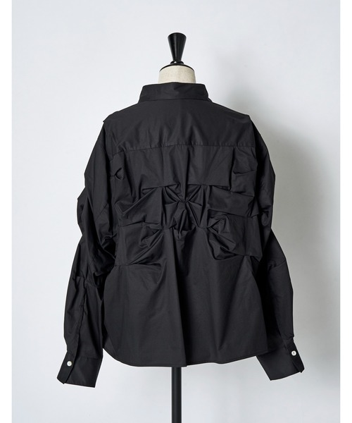 RUMCHE(ラムシェ)の「Snowflake Cotton Shirt / スノーフレークコットンシャツ(シャツ/ブラウス・レディース・ホワイト/ブラック・FREE)」の11枚目の写真