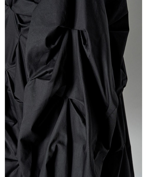 RUMCHE(ラムシェ)の「Snowflake Cotton Shirt / スノーフレークコットンシャツ(シャツ/ブラウス・レディース・ホワイト/ブラック・FREE)」の5枚目の写真