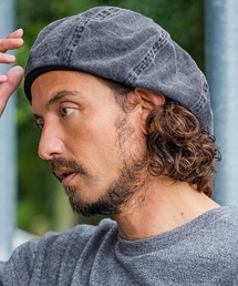 CAMBIO（カンビオ）の「mko13760-Washed Cotton Beret ベレー帽(OP-262-BO013)（ハンチング/ベレー帽）」