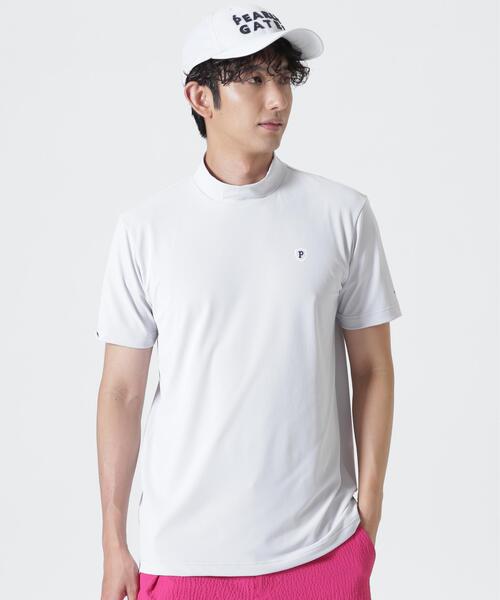 PEARLY GATES(パーリーゲイツ)の「ソルケア45Gカノコ半袖モックネックカットソー(Tシャツ/カットソー・メンズ・グリーン/グレー/ホワイト/ネイビー・LARGE/MEDIUM/X-LARGE/XX-LARGE/SMALL)」の7枚目の写真