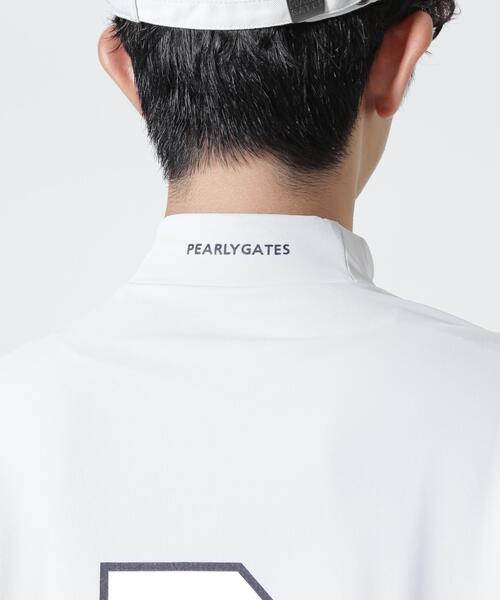 PEARLY GATES(パーリーゲイツ)の「ソルケア45Gカノコ半袖モックネックカットソー(Tシャツ/カットソー・メンズ・グリーン/グレー/ホワイト/ネイビー・LARGE/MEDIUM/X-LARGE/XX-LARGE/SMALL)」の10枚目の写真