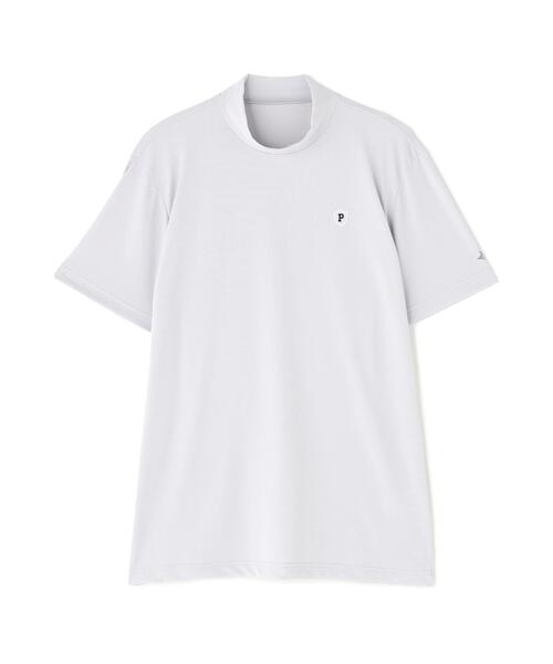 PEARLY GATES(パーリーゲイツ)の「ソルケア45Gカノコ半袖モックネックカットソー(Tシャツ/カットソー・メンズ・グリーン/グレー/ホワイト/ネイビー・LARGE/MEDIUM/X-LARGE/XX-LARGE/SMALL)」の14枚目の写真
