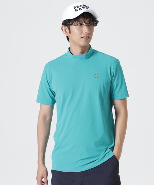 PEARLY GATES(パーリーゲイツ)の「ソルケア45Gカノコ半袖モックネックカットソー(Tシャツ/カットソー・メンズ・グリーン/グレー/ホワイト/ネイビー・LARGE/MEDIUM/X-LARGE/XX-LARGE/SMALL)」の18枚目の写真