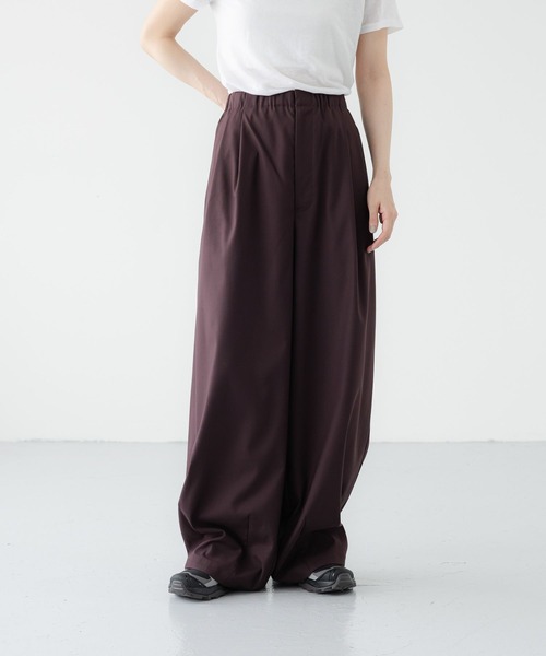 LOWRYS FARM(ローリーズファーム)の「【LFM(U)】TR2タックバルーンワイドパンツ 1067146(その他パンツ・メンズ・グレー/ブラック/ブラウン/ブラック系その他・MEDIUM/LARGE/SMALL)」の4枚目の写真
