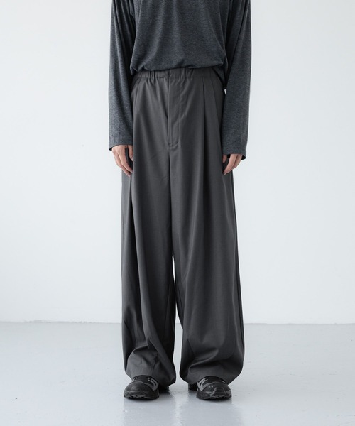 LOWRYS FARM(ローリーズファーム)の「【LFM(U)】TR2タックバルーンワイドパンツ 1067146(その他パンツ・メンズ・グレー/ブラック/ブラウン/ブラック系その他・MEDIUM/LARGE/SMALL)」の14枚目の写真