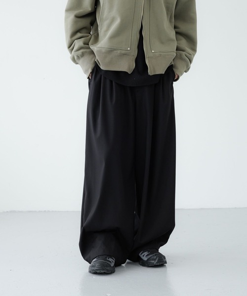 LOWRYS FARM(ローリーズファーム)の「【LFM(U)】TR2タックバルーンワイドパンツ 1067146(その他パンツ・メンズ・グレー/ブラック/ブラウン/ブラック系その他・MEDIUM/LARGE/SMALL)」の8枚目の写真