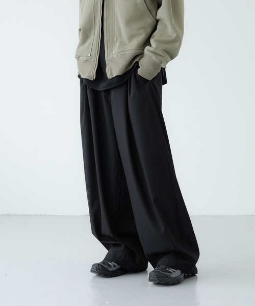 LOWRYS FARM(ローリーズファーム)の「【LFM(U)】TR2タックバルーンワイドパンツ 1067146(その他パンツ・メンズ・グレー/ブラック/ブラウン/ブラック系その他・MEDIUM/LARGE/SMALL)」の9枚目の写真