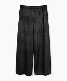 LAD MUSICIAN | STRETCH FAUX LEATHER JERSEY WIDE TAPERED PANTS(スウェットパンツ)