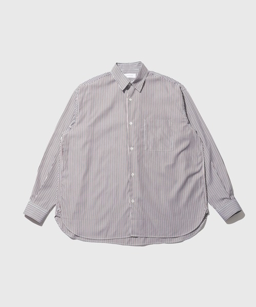 ADAM ET ROPE'(アダムエロペ)の「アソートビッグシルエットレギュラーカラーシャツ(シャツ/ブラウス・メンズ・ダークブラウン/ベージュ/ブラック系その他/ベージュ系その他/ブラック系その他3・M/L)」の2枚目の写真