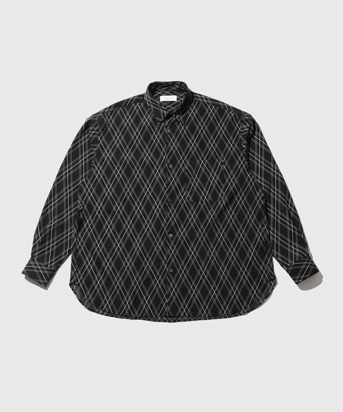 ADAM ET ROPE'(アダムエロペ)の「アソートビッグシルエットレギュラーカラーシャツ(シャツ/ブラウス・メンズ・ダークブラウン/ベージュ/ブラック系その他/ベージュ系その他/ブラック系その他3・M/L)」の1枚目の写真