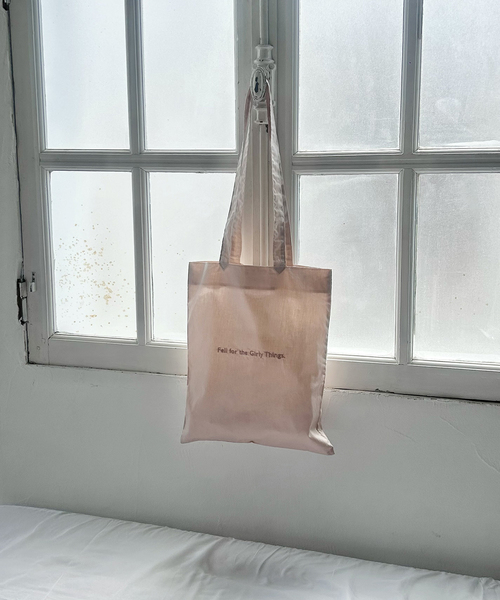 LE TALON(ルタロン)の「《/WEB+一部店舗限定》Le decore / ル デコレ darling tote bag(トートバッグ・レディース・ホワイト/ピンク/レモンイエロー・FREE)」の3枚目の写真