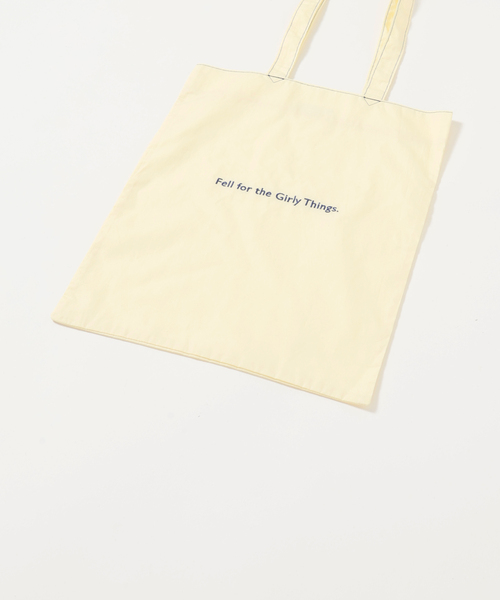 LE TALON(ルタロン)の「《/WEB+一部店舗限定》Le decore / ル デコレ darling tote bag(トートバッグ・レディース・ホワイト/ピンク/レモンイエロー・FREE)」の5枚目の写真