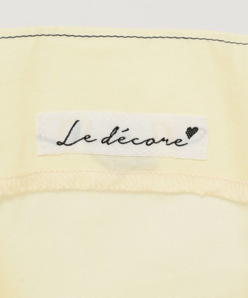 LE TALON(ルタロン)の「《/WEB+一部店舗限定》Le decore / ル デコレ darling tote bag(トートバッグ・レディース・ホワイト/ピンク/レモンイエロー・FREE)」の10枚目の写真