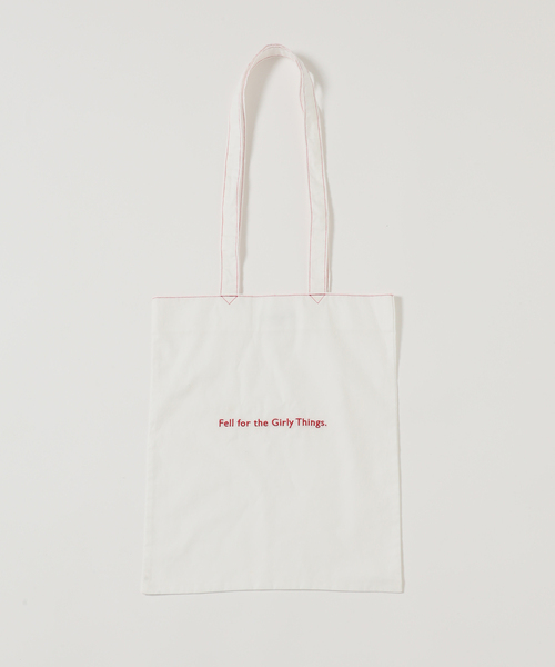 LE TALON(ルタロン)の「《/WEB+一部店舗限定》Le decore / ル デコレ darling tote bag(トートバッグ・レディース・ホワイト/ピンク/レモンイエロー・FREE)」の14枚目の写真