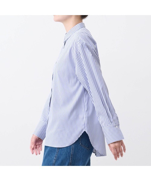 Belle Maison(ベルメゾン)の「レギュラーカラーシャツ【乾燥機OK】(シャツ/ブラウス・レディース・オフホワイト/ネイビー系/ブラック系・M/S/3L/LL/L)」の18枚目の写真
