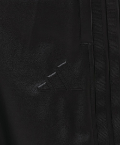adidas(アディダス)の「アディダス adidas スタジアム オーバーサイズフィット フェイクレザー フルレングス オープンヘム パンツ(その他パンツ・メンズ・ブラック・M/L/LL/3L/S)」の12枚目の写真
