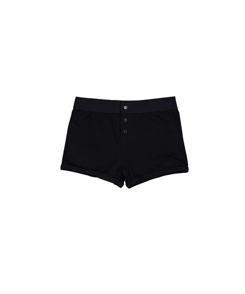 WAVEGIRL（ウェーブガール）の「Wボタンショートパンツ（全5色）（その他パンツ・レディース・ブラック/ダークグレー/ミント/PINK/アイボリー・FREE）」の3枚目の写真