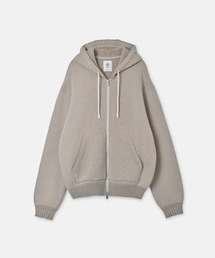SEAGREEN(シーグリーン) FRENCH TERRY KNIT ZIP HOODIE フレンチテディニットジップフーディ