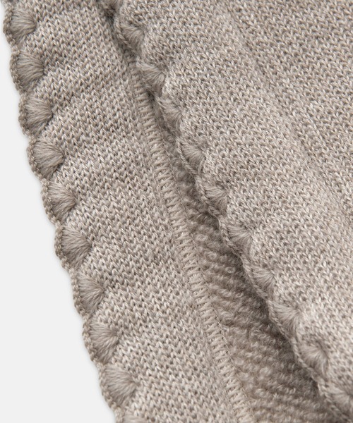 SEAGREEN(シーグリーン)の「SEAGREEN(シーグリーン) FRENCH TERRY KNIT ZIP HOODIE フレンチテディニットジップフーディ(パーカー・メンズ・ブラック/モカ・3/2)」の7枚目の写真