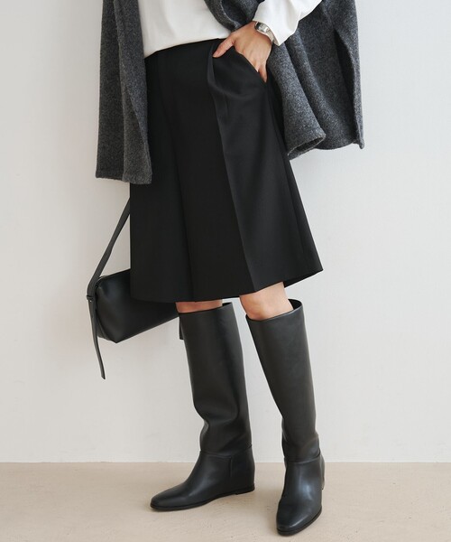 UNFILO(アンフィーロ)の「メランジツイル ハーフパンツ(その他パンツ・レディース・ブラック系/グレー系・X-LARGE)」の7枚目の写真