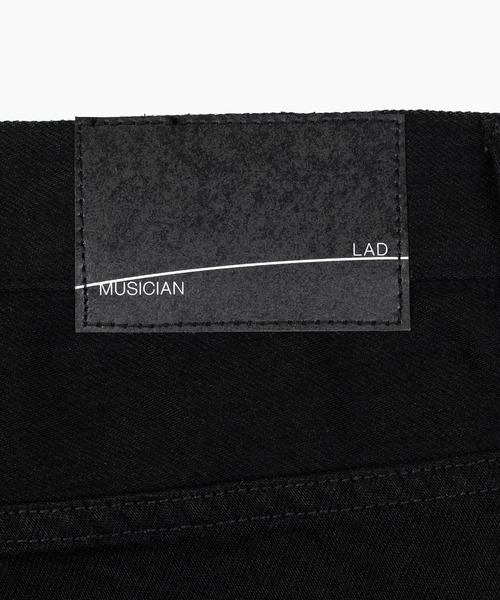 LAD MUSICIAN(ラッドミュージシャン)の「11.5oz DENIM FLARE DRAPE PANTS(デニムパンツ・メンズ・ブラック・46/44/42)」の9枚目の写真