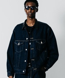 CRIMIE | BRON FREE SELVEDGE ONE WASH DENIM TYPE III JACKET - INDIGO MADE IN JAPAN(デニムジャケット)