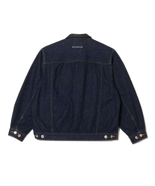 CRIMIE(クライミー)の「BRON FREE SELVEDGE ONE WASH DENIM TYPE III JACKET - INDIGO MADE IN JAPAN(デニムジャケット・メンズ・インディゴブルー・XXL/XL/L/M/S)」の9枚目の写真