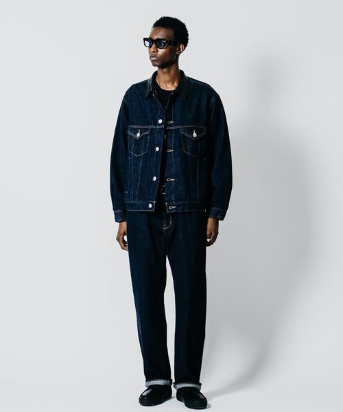 CRIMIE(クライミー)の「BRON FREE SELVEDGE ONE WASH DENIM TYPE III JACKET - INDIGO MADE IN JAPAN(デニムジャケット・メンズ・インディゴブルー・XXL/XL/L/M/S)」の13枚目の写真