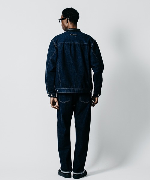 CRIMIE(クライミー)の「BRON FREE SELVEDGE ONE WASH DENIM TYPE III JACKET - INDIGO MADE IN JAPAN(デニムジャケット・メンズ・インディゴブルー・XXL/XL/L/M/S)」の6枚目の写真