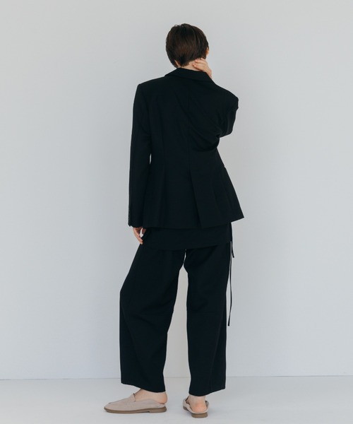 CREDONA(クレドナ)の「【THE C】ICHIGUN WRAP SKIRT/イチグンラップスカート(スカート・レディース・ブラック/ブラウン・FREE)」の8枚目の写真
