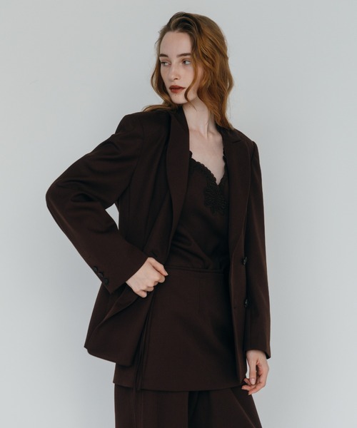 CREDONA(クレドナ)の「【THE C】ICHIGUN WRAP SKIRT/イチグンラップスカート(スカート・レディース・ブラック/ブラウン・FREE)」の10枚目の写真
