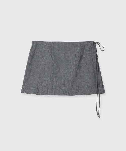 CREDONA(クレドナ)の「【THE C】ICHIGUN WRAP SKIRT/イチグンラップスカート(スカート・レディース・ブラック/ブラウン・FREE)」の13枚目の写真