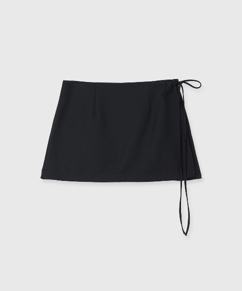 CREDONA(クレドナ)の「【THE C】ICHIGUN WRAP SKIRT/イチグンラップスカート(スカート・レディース・ブラック/ブラウン・FREE)」の14枚目の写真