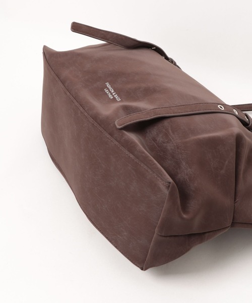 apres jour mignon(アプレジュールミニョン)の「【apresjour mignon×ARIAZ】ベルトデザイントートバッグ(トートバッグ・レディース・ダークブラウン/ブラック/アイボリー・ONESIZE)」の6枚目の写真