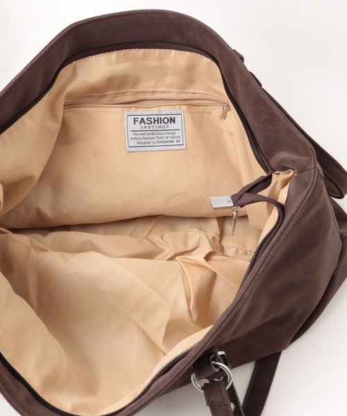 apres jour mignon(アプレジュールミニョン)の「【apresjour mignon×ARIAZ】ベルトデザイントートバッグ(トートバッグ・レディース・ダークブラウン/ブラック/アイボリー・ONESIZE)」の7枚目の写真