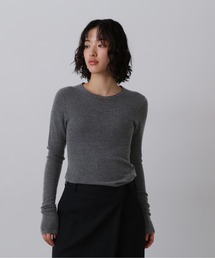YLEVE / CASHMERE SILK KNIT PULL OVER