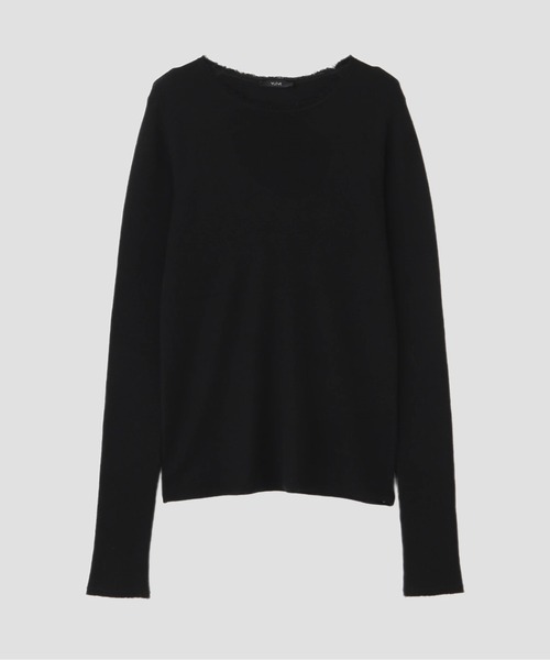 YLEVE(イレーヴ)の「YLEVE / CASHMERE SILK KNIT PULL OVER(ニット/セーター・レディース・ブラック/グレー・1)」の19枚目の写真