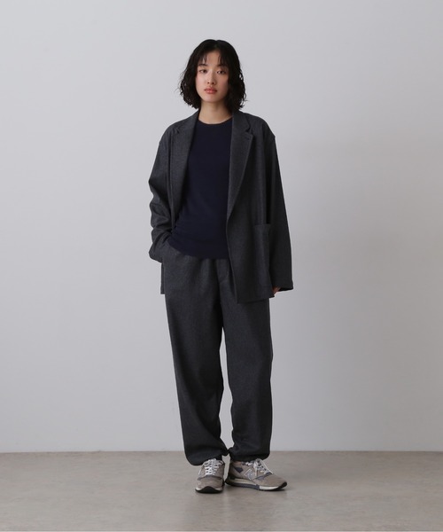 YLEVE(イレーヴ)の「YLEVE / CASHMERE SILK KNIT PULL OVER(ニット/セーター・レディース・ブラック/グレー・1)」の3枚目の写真
