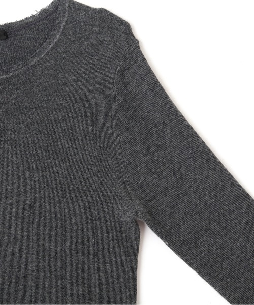YLEVE(イレーヴ)の「YLEVE / CASHMERE SILK KNIT PULL OVER(ニット/セーター・レディース・ブラック/グレー・1)」の7枚目の写真