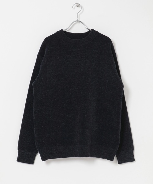 ITEMS URBANRESEARCH(アイテムズ アーバンリサーチ)の「Wフェイス シェニール クルーネック ニット(ニット/セーター・メンズ・グレー系その他/その他1/ブルー系その他/ホワイト系その他・LARGE/MEDIUM)」の5枚目の写真