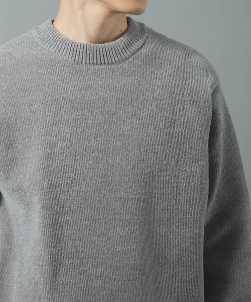ITEMS URBANRESEARCH(アイテムズ アーバンリサーチ)の「Wフェイス シェニール クルーネック ニット(ニット/セーター・メンズ・グレー系その他/その他1/ブルー系その他/ホワイト系その他・LARGE/MEDIUM)」の15枚目の写真
