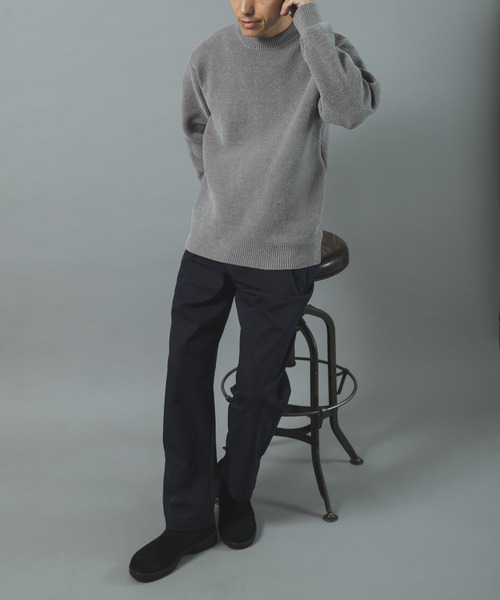 ITEMS URBANRESEARCH(アイテムズ アーバンリサーチ)の「Wフェイス シェニール クルーネック ニット(ニット/セーター・メンズ・グレー系その他/その他1/ブルー系その他/ホワイト系その他・LARGE/MEDIUM)」の22枚目の写真