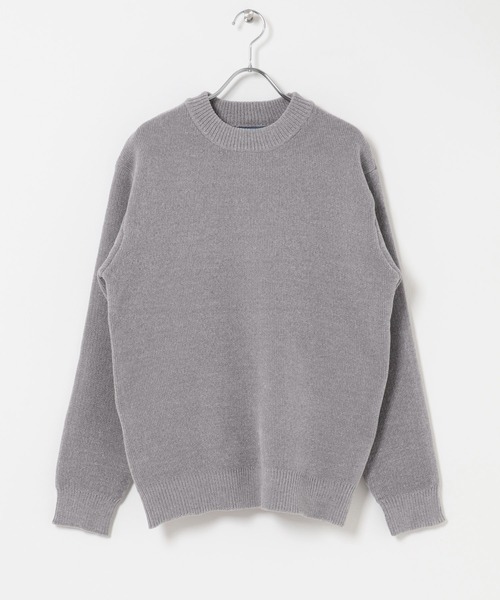 ITEMS URBANRESEARCH(アイテムズ アーバンリサーチ)の「Wフェイス シェニール クルーネック ニット(ニット/セーター・メンズ・グレー系その他/その他1/ブルー系その他/ホワイト系その他・LARGE/MEDIUM)」の11枚目の写真