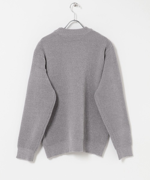ITEMS URBANRESEARCH(アイテムズ アーバンリサーチ)の「Wフェイス シェニール クルーネック ニット(ニット/セーター・メンズ・グレー系その他/その他1/ブルー系その他/ホワイト系その他・LARGE/MEDIUM)」の13枚目の写真