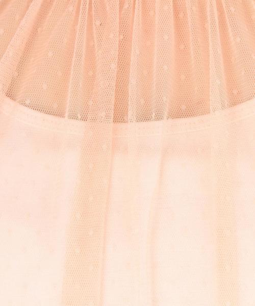 Another Edition（アナザーエディション）の「ドットチュールハイネックショートスリーブブラウス/ AEMFC DOTチュール H/N　SSL◆（シャツ/ブラウス・レディース・ホワイト/ライトピンク・FREE）」の15枚目の写真