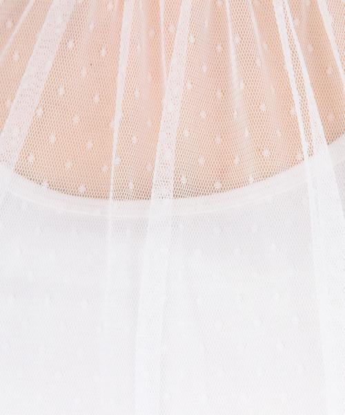 Another Edition（アナザーエディション）の「ドットチュールハイネックショートスリーブブラウス/ AEMFC DOTチュール H/N　SSL◆（シャツ/ブラウス・レディース・ホワイト/ライトピンク・FREE）」の12枚目の写真
