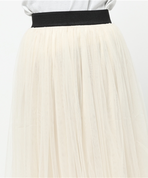 coca（coca）（コカ）の「ふんわりチュールスカート（スカート・レディース・グレー/ネイビー/アイボリー/ブラック/カーキ/ライトグレー・ONESIZE/ONE SIZE）」の17枚目の写真