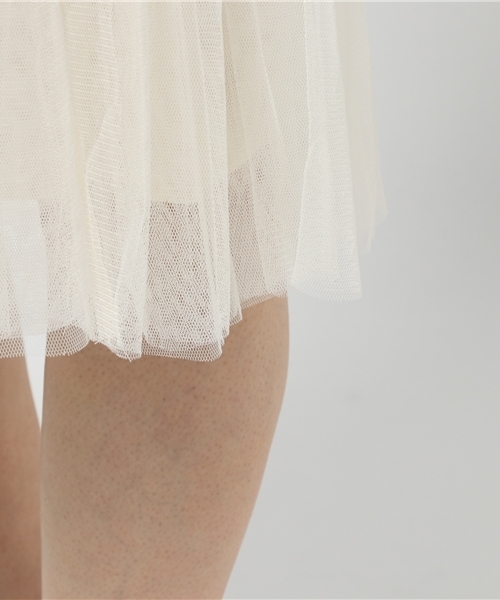 coca（coca）（コカ）の「ふんわりチュールスカート（スカート・レディース・グレー/ネイビー/アイボリー/ブラック/カーキ/ライトグレー・ONESIZE/ONE SIZE）」の15枚目の写真