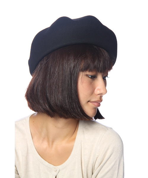 bpr BEAMS(ビーピーアール ビームス )の「Raffaello Bettini / ベレー(ハンチング/ベレー帽・レディース・ブラック/ベージュ/レッド・ONE SIZE)」の1枚目の写真