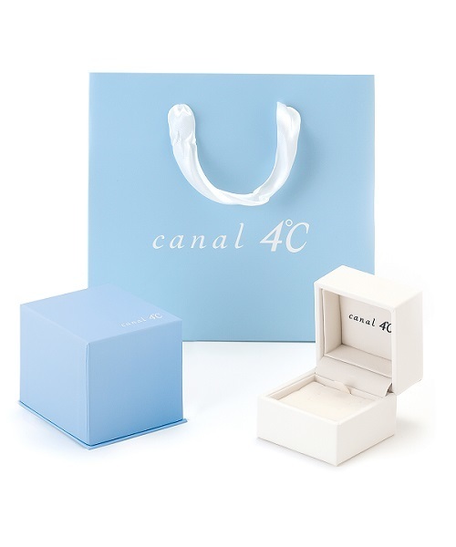 CANAL 4℃(カナルヨンドシー)の「K10ホワイトゴールドピンキーリング(リング・レディース・ホワイトゴールド・#3/#1/#5)」の3枚目の写真